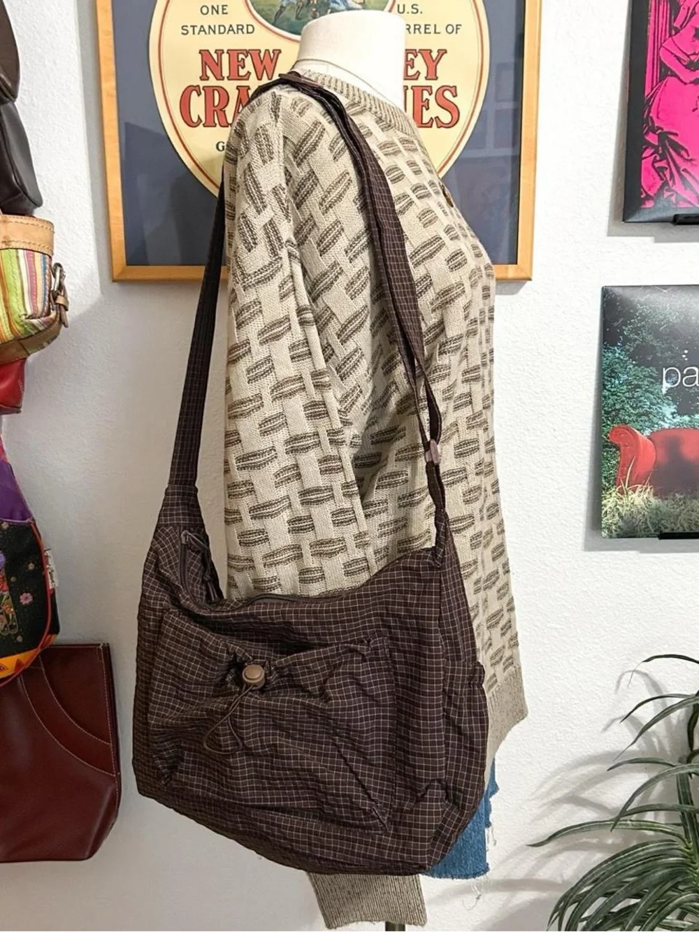 Brown shoulder bag purse